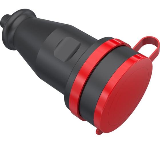 Кабельная розетка с крышкой Bemis каучук, IP44, 3P+E, 32A, 380V CONNECTOR SOCKET BK6-3504-2311