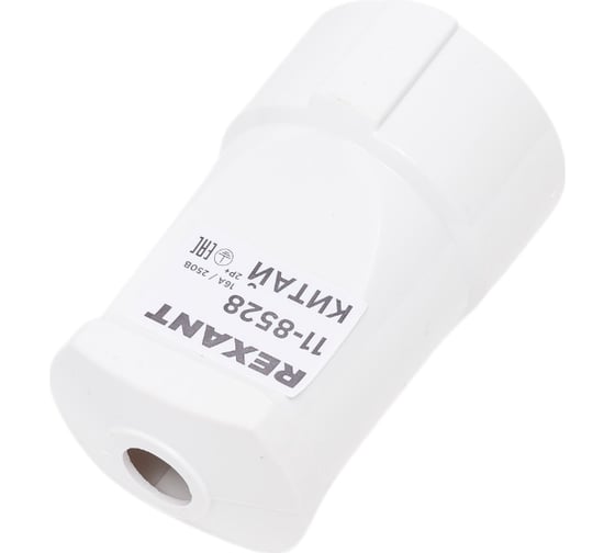 Разборная розетка REXANT Евро с заземлением 16А белая 11-8528
