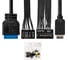 Корпус ExeGate Minitower BAA-308UC-AAA400 mATX, БП AAA400 с вентилятором 8см, 1 USB+1 USB3.0+1 TypeC, HD Audio, черный 298009 3