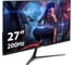 Монитор ExeGate игровой с аудио 27 200 Гц Combat EG2700CA VA LED Grade A+, FHD, 1920x1080 200Гц, 16:9, 250cd/m2, 4000:1, 178/178, 1ms, Speakers, 2xHDMI 300572 1