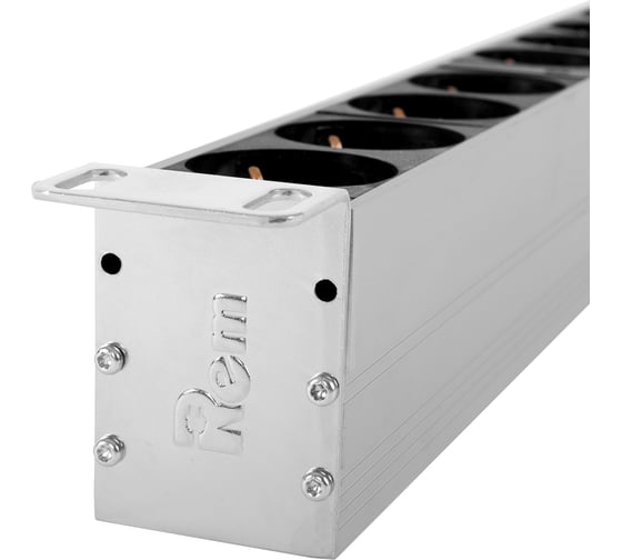 Вертикальный блок розеток REM Rem-32 на 2 контура, по 8 Sсhuko, 4 IEC 60320 C19 с автоматом защиты R-32-2X(8S-4C19-A-I)
