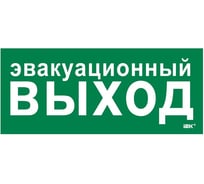 Этикетка самоклеящаяся IEK 330х140мм Эвакуационный выход LPC10-1-33-14-EVV