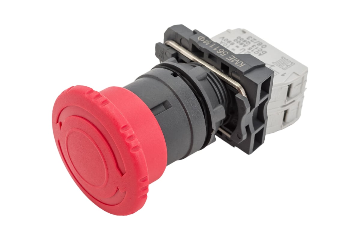 Выключатель Briswik КМЕ 5611м-Ф красный IP65 УХЛ2 10А 1но 1нз aB-PG-5Ai ...