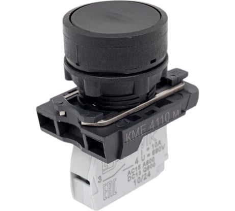 Выключатель Briswik КМЕ 4110м черный IP40 УХЛ3 10А 1но 0нз aB-DB-0Ai-0111