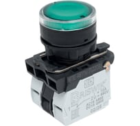 Выключатель Briswik КМЕ 4611м-Л 220В зеленый IP65 УХЛ2 10А 1но 1нз aB-FB-5Ai-7621