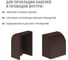 Заглушка кабельной трассы TDM ELECTRIC КМЗ, бук, 25х16 упаковка 4 шт SQ0411-0333 5