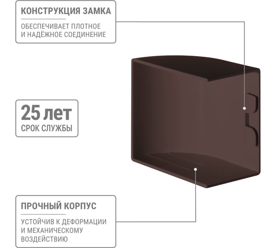 Заглушка кабельной трассы TDM ELECTRIC КМЗ 60х40 бук (4 шт./комплект) SQ0411-0336