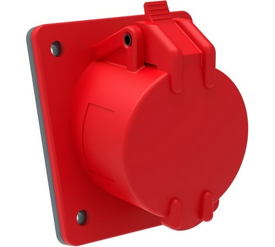 Фланцевая розетка ABL 5P 63А 400V, IP44, 7 F53.33 1