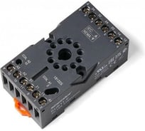 Цоколь Shenler НТК Приборэнерго, 3CO/11pin, 12A(300V), винтовой зажим, черный, на рейку DIN35/панель, для RUB3CO, R15, 60.13, RRD3, MT3, RUMC3, MK3 SUB11-E