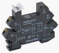 Цоколь Shenler НТК Приборэнерго, push-in, 2CO, 8A(250VAC/30VDC), 24VAC/DC, LED, W=12.95mm SNB08-ST-A
