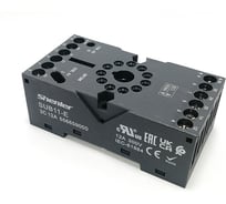 Цоколь Shenler НТК Приборэнерго, 2CO/8pin, 12A(300V), винтовой зажим, черный, на рейку DIN35/панель, для RUB2CO, R15, 60.12, RRD2, MT2, RUMC2, MK2 SUB08-E