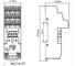 Цоколь Shenler НТК Приборэнерго, 8A(300V), push-in, черный, на рейку DIN35/панель, для RKE, RKF, R4N, MY4, 55.34, KMY4, PT4, RCM5 SEB11-ES SKC14-ST 2
