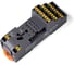 Цоколь Shenler НТК Приборэнерго, 8A(300V), push-in, черный, на рейку DIN35/панель, для RKE, RKF, R4N, MY4, 55.34, KMY4, PT4, RCM5 SEB11-ES SKC14-ST 3