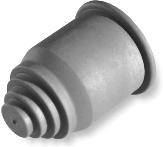 Концевая заглушка Weyer WQE-AD15.8G-k50 фитинг пластиковый, ТРЕ, цвет серый, гофра диам. 15,8 мм, IP66, -40C-+120C, комплект-50 шт. WE2700300-50