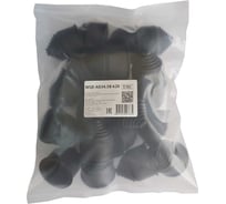 Фитинг пластиковый Weyer WQE-AD34.5B-k20, концевая заглушка, ТРЕ, цвет черный, гофра диаметром 34,5 мм, IP66, -40C-+120C, комплект-20 шт. WE2702000-20