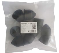 Фитинг пластиковый Weyer WQE-AD34.5B-k10, концевая заглушка, ТРЕ, цвет черный, гофра диаметром 34,5 мм, IP66, -40C-+120C, комплект-10 шт. WE2702000-10