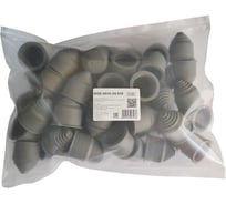 Фитинг пластиковый Weyer WQE-AD31.5G-k50, концевая заглушка, ТРЕ, цвет серый, гофра диаметром 31,5 мм, IP66, -40C-+120C, комплект-50 шт. WE2700800-50