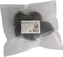 Фитинг пластиковый Weyer WQE-AD42.5B-k5, концевая заглушка, ТРЕ, цвет черный, гофра диаметром 42,5 мм, IP66, -40C-+120C, комплект-5 шт. WE2702100-5