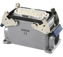 Вилка Emas 4 металлических фиксатора, 2 боковых ввода, 16 полюсов, 16А EBM16FD27