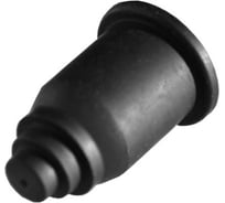 Фитинг пластиковый Weyer WQE-AD10.0B-k10 концевая заглушка, ТРЕ, цвет черный, гофра диам. 10 мм, IP66, -40C-+120C, комплект 10 шт. WE2701200-10
