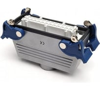 Кожух с гнездом Emas 24 полюса, 16А, верхний ввод, 4 фиксатора EBM24PU34