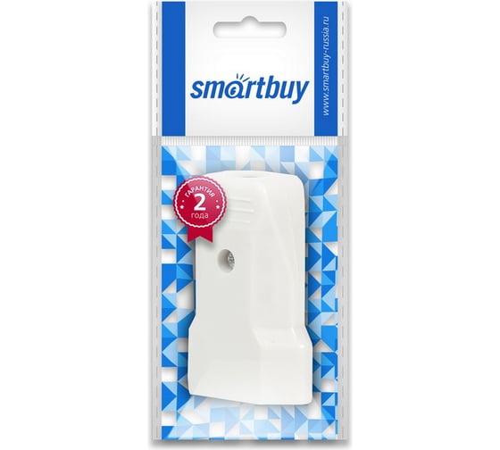 Штепсельное гнездо Smartbuy под плоскую вилку белое 2.5А 250В 50 шт SBE-2.5-S06-w 1
