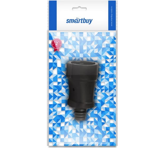 Штепсельное гнездо Smartbuy без заземления черное ПВХ 10A 250B SBE-10-S03-b