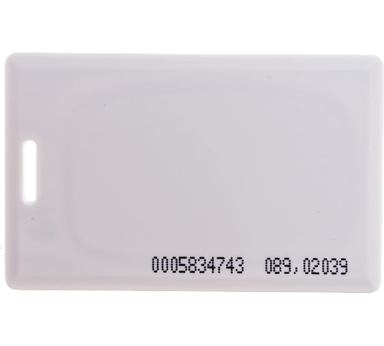 Карта доступа REXANT с прорезью RFID ключ 125KHz формат EM-Marin 46-0227-1
