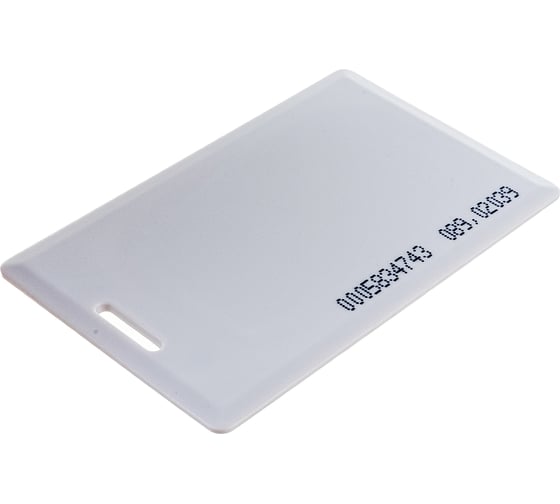 Карта доступа REXANT с прорезью RFID ключ 125KHz формат EM-Marin 46-0227-1