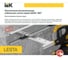 Крышка крестовины лестничной IEK LESTA основание 400мм R300 CKR04D-4-400-10 3