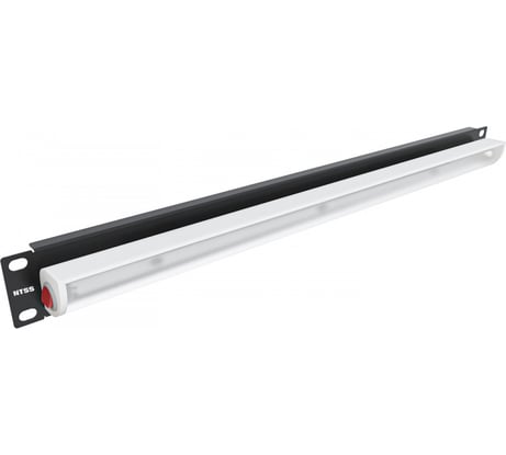 Панель осветительная светодиодная NTSS (LED), крепление 19 1U, 220V, кабель 1.5м, немецкий стандарт, черный RAL 9005 NTSS-LU-1U-LED-BL