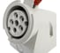 Розетка настенная Bals 16A 5п(3P+N+PE) 6ч, 400В, IP67 1143 6