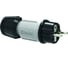 Вилка Bals Schuko 16A 3п(2P+E) 250В, IP44 серый MULTI-GRIP 7371 1