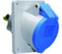 Розетка встраиваемая наклонная Bals 16A 3п(2P+PE) 6ч, 230-250В, IP44 74х62 Quick-Connect 12772 1