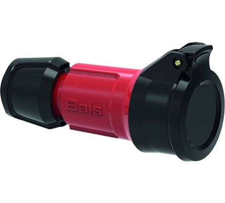 Розетка кабельная Bals Schuko 16A 3п(2P+PE) 250В, IP54 красный MULTI-GRIP 7489