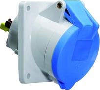 Розетка встраиваемая наклонная Bals 32A 3п(2P+PE) 6ч, 230В, IP44 85х85 Quick-Connect 12761
