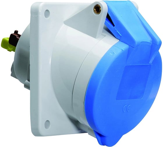 Розетка встраиваемая наклонная Bals 32A 3п(2P+PE) 6ч, 230В, IP44 85х85 Quick-Connect 12761