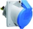 Розетка встраиваемая наклонная Bals 32A 3п(2P+PE) 6ч, 230В, IP44 85х85 Quick-Connect 12761 1