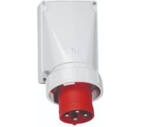 Вилка настенная Bals 63А 4п(3Р+Е) 6ч, 400В, IP67 24035