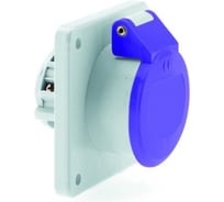 Розетка прямая Bals 16A 2п, 24В, IP44 фланец 75х75 4354