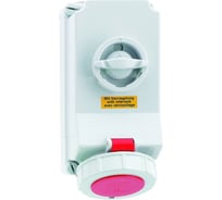 Розетка настенная с блокировкой Bals 32A 4п, 3ч, 380-440В, IP67 Quick-Connect   (реф) 16050