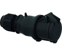 Розетка кабельная Bals 32А 3п(2Р+PE) 6ч, 230В, IP44 Quick-Connect черная 310513