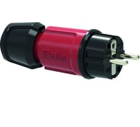 Вилка Bals Schuko 16A 3п(2P+E) 250В, IP44 красный MULTI-GRIP 7373