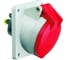 Розетка наклонная Bals 16A 5п(3P+N+PE) 6ч, 400В, IP54 75х75 Quick-Connect 12961 1