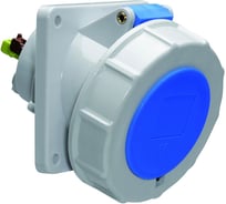Розетка встраиваемая наклонная Bals 16А 3п(2P+PE) 6ч, 230В, IP67 85х85 Quick-Connect 12813