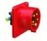 Вилка встраиваемая Bals 16А 5п(3P+N+PЕ) 6ч, 400В, IP44 Quick-Connect 282001 1