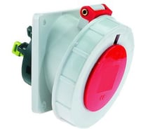 Розетка наклонная Bals 16A 4п(3P+PE), 6ч, 400В, IP44 фланец 85х85 12753