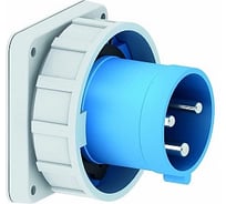 Вилка встраиваемая Bals 63A 3п(2P+PE) 6ч, 230В, IP67 фланец 110х106 2835