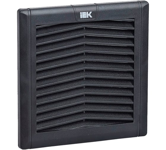 Фильтр с решеткой для вентилятора IEK ВФИ 65-105 м3/час, черный YVR10D-EF-065-55-K02