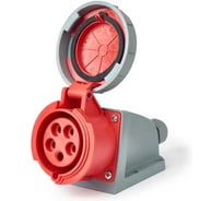 Розетка наружной установки HLT 1152 16А, 3Р+РЕ+N, 380В-415B, IP67, упаковка 10 шт 083-04-19